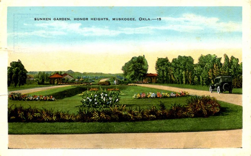 OK - Muskogee. Sunken Garden, Honor Heights