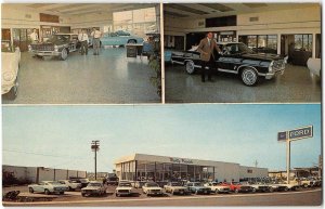 Vintage Postcard MARTY FRANICH FORD Car Dealership WATSONVILLE 1960s Santa Cruz
