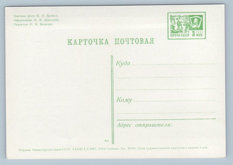 1967 SOVIET ARMY Tank Rocket Launcher Cavalry Military by Brovko USSR Postcard