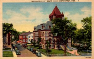 Northampton, Massachusetts - The Hampshire County Court House - in the 1940s