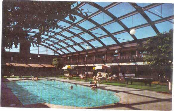 Pool Scene Midway Motor Lodge Appleton Wisconsin WI, 3033 W