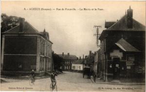 CPA ACHEUX - Rue Forceville - La Mairie et la Poste (295413)