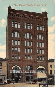 Masonic Temple - Buffalo, New York NY Postcard
