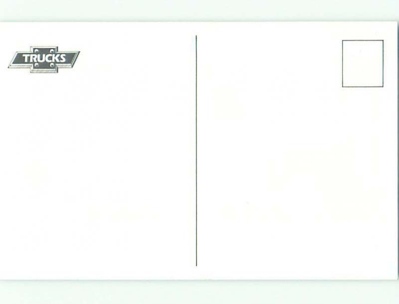 Unused 1980's postcard ad SURFBOARD ON CHEVROLET ASTRO VAN - SURFING k8992