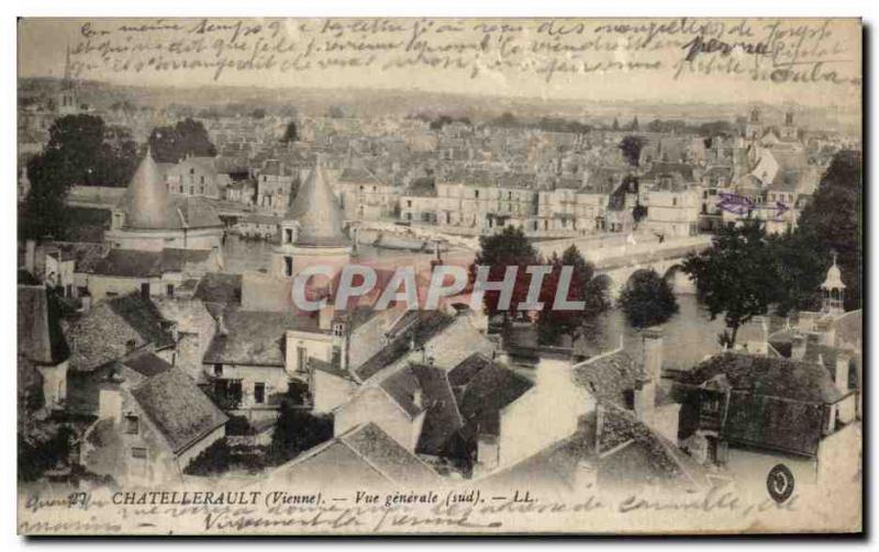 Old Postcard Chatellerault General view