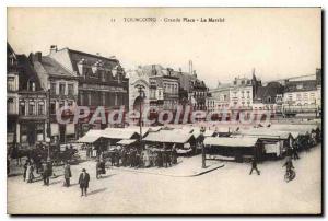 Postcard Old Grand Place Tourcoing The March