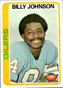 1978 Topps Football Card Billy Johnson Green Bay Packers sk7339