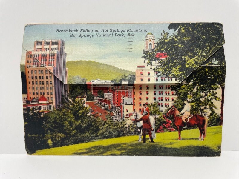 Hot Springs National Park AK America's Spa Souvenir Postcard Booklet 18 Photos