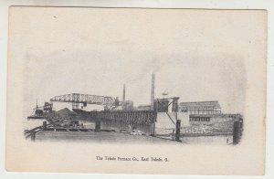 P2914, unused old postcard view of the toledo furnace company east toledo ohio
