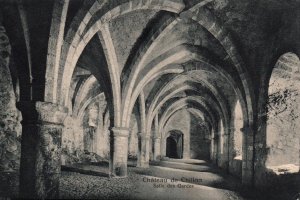 Salle des Gardes,Chateau de Chillon,France BIN