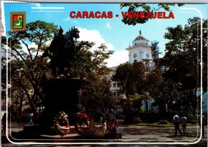 VINTAGE CONTINENTAL SIZE POSTCARD CARACAS VENEZUELA