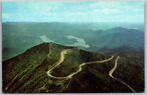Vtg New York NY Whiteface Mountain Memorial Highway Adirondacks Postcard