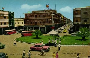 iraq, BAGHDAD BAGDAD بَغْدَاد, King Faisal Square, Car (1950s) Abdul Reza Salmin