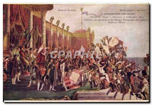 Old Postcard Napoleon 1st Museum of Versailles distribution eagles