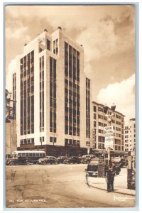 c1940's Edificio Aztlan Building Mexico City Mexico RPPC Photo Posted Postcard 