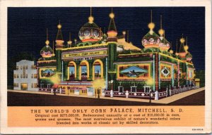 Postcard SD Mitchell - 1939 World's Only Corn Palace