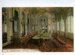 246836 MONACO Monte Carlo Casino Salon Vert Vintage postcard