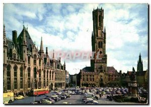 Modern Postcard Brugge Grote Markt