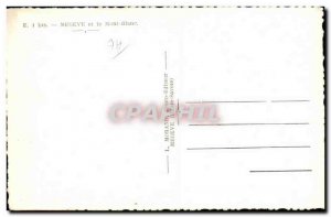 Postcard Modern Megeve and Mont Blanc