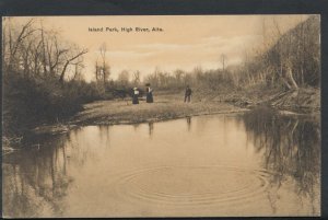 Canada Postcard - Island Park, High River, Alta     RS7036