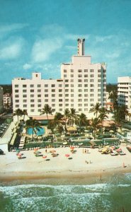 Vintage Postcard The Sea Isle Most Magnificent Resort Estate Miami Beach Florida