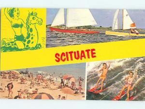 1964 Four Images On One Postcard Scituate Massachusetts MA Q0982