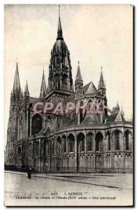 Old Postcard Bayeux Cathedral Choir and & # 39abside southern Riviera