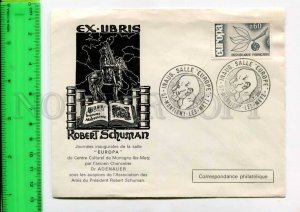 425116 FRANCE Ex Libris Robert Schuman Montigny COVER