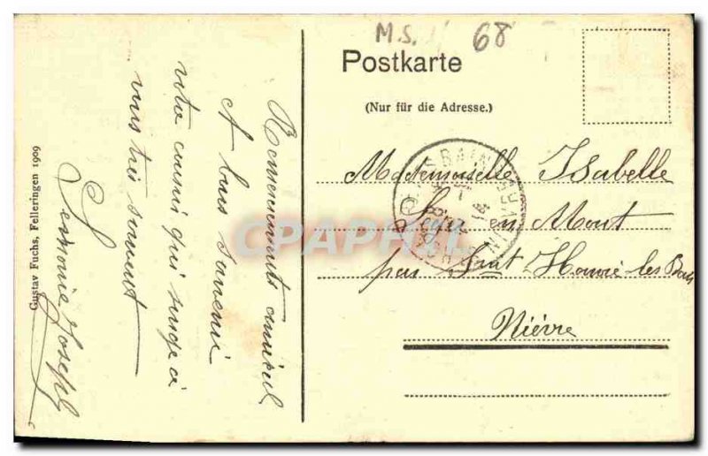 Old Postcard Felleringen