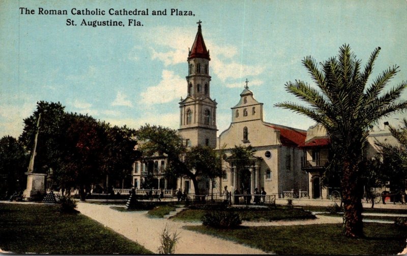 Florida St Augustine Roman Catholic Church and Plaza Curteich