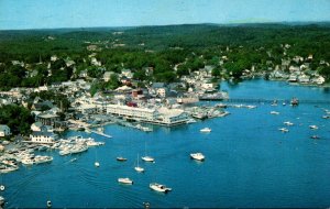 Maine Boothbay Harbor Aerial View