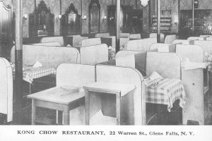 Glen Falls New York Kong Chow Chinese Restaurant Vintage Postcard JE229904