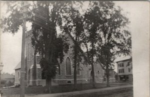 Portland Maine Central Sq Baptist Church Deering District Photo Postcard W2