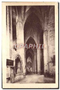 Old Postcard Narbonne Cathedrale St Just Outstanding Voutes