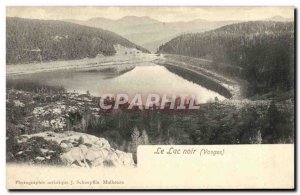 Old Postcard The Black Lake