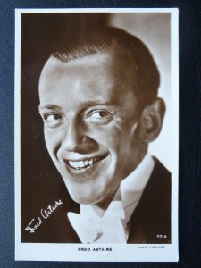 Actor Portrait FRED ASTAIRE c1930s RP Postcard by RADIO PICTURES