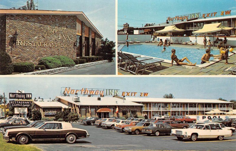 Albany, New York, Northway Motor Inn, Vintage Postcard, AA356-17