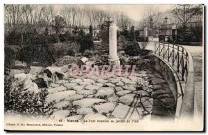 Old Postcard Vienna The Roman road in the city of ajrdin