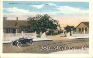 Entrance to US Barracks - Key West, Florida FL