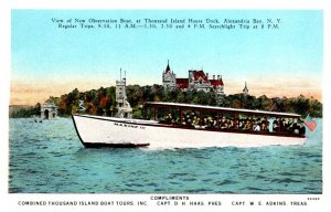 New York Alexandria Bay Maxine III Boat tours