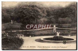 Rueil - Malmaison Small - Garden at the French - Old Postcard