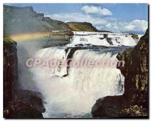 Modern Postcard Gullfoss The Waterfall