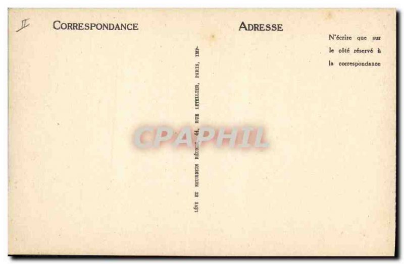 Old Postcard Library Castle of Chantilly