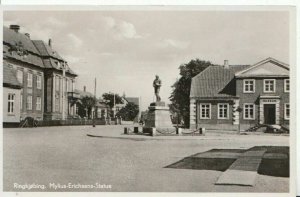 Denmark Postcard - Ringkjobing - Mylius-Erichsens-Statue - Ref 1889A