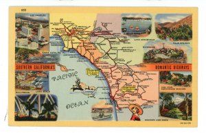 Maps - California, Southern. Romantic Highways