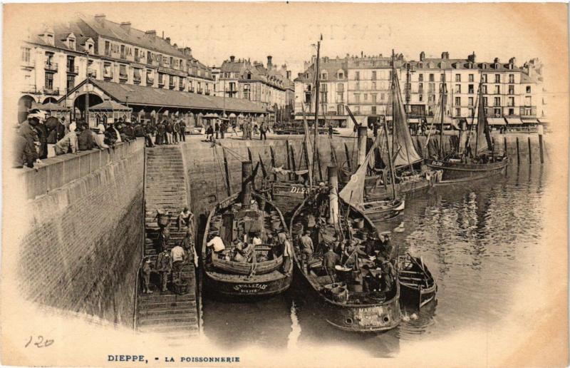 CPA DIEPPE-La Poissonnerie (347281)