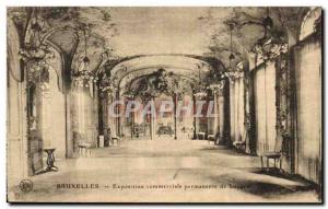 Old Postcard Brussels Permanent Trade Exhibition From Laeken Chinese Pavilion