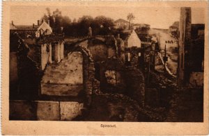 CPA Spincourt - Town Scene - Ruines (1036832)