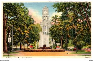 Ohio Sandusky  Fountain and Court House