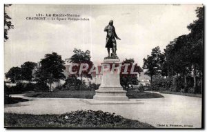 Old Postcard High mavne the Chaumont Square Philippe Lebon
